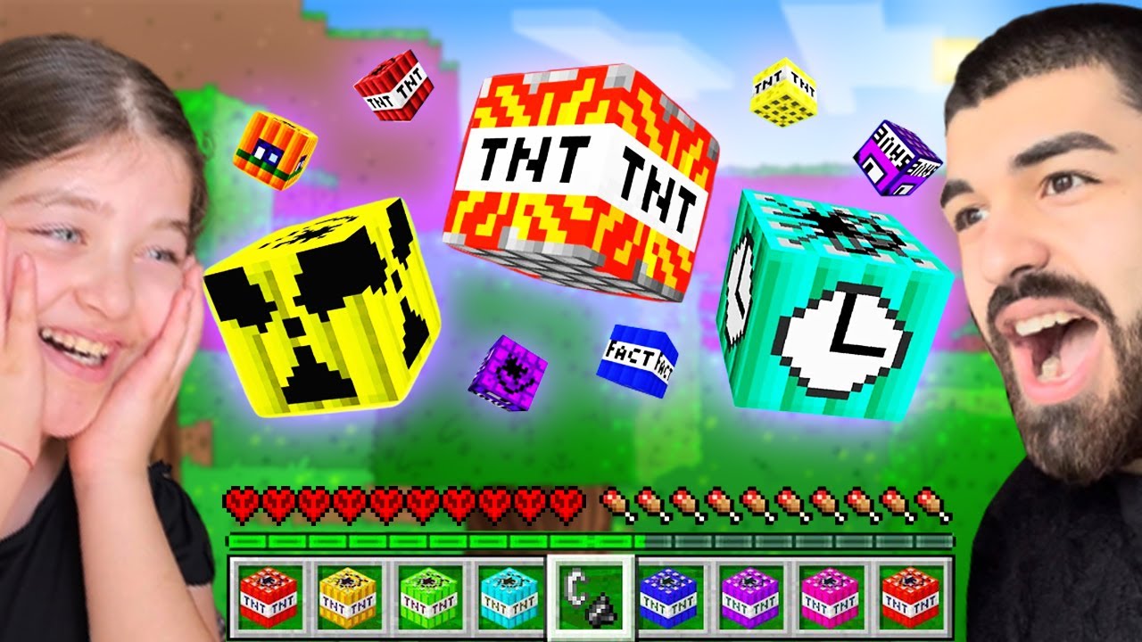 Minecraft მაგრამ TNT-ის მთელი სამყაროს განადგურება შეუძლია!