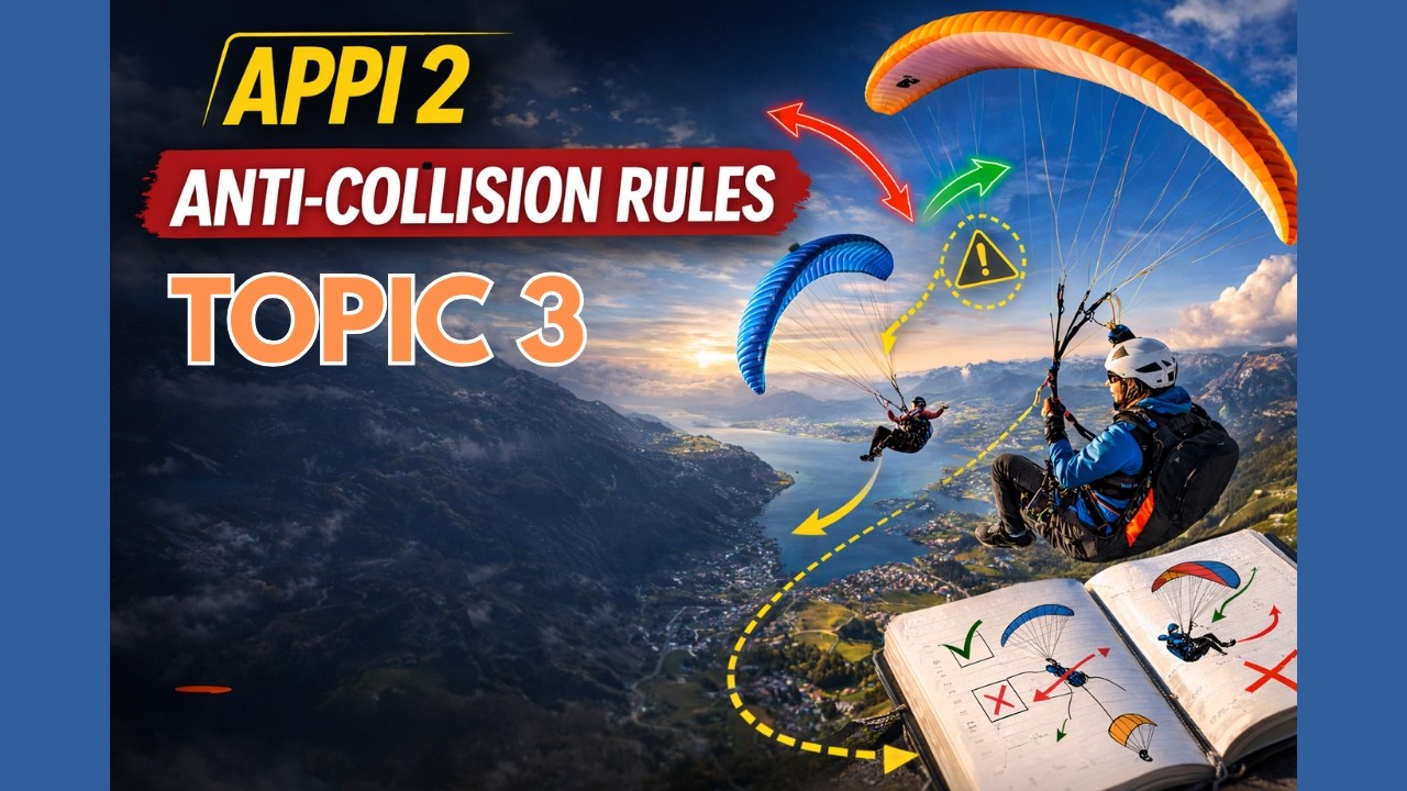 APPI 2 Air Law: Anti-Collision Rules Every Paraglider Pilot Must Know