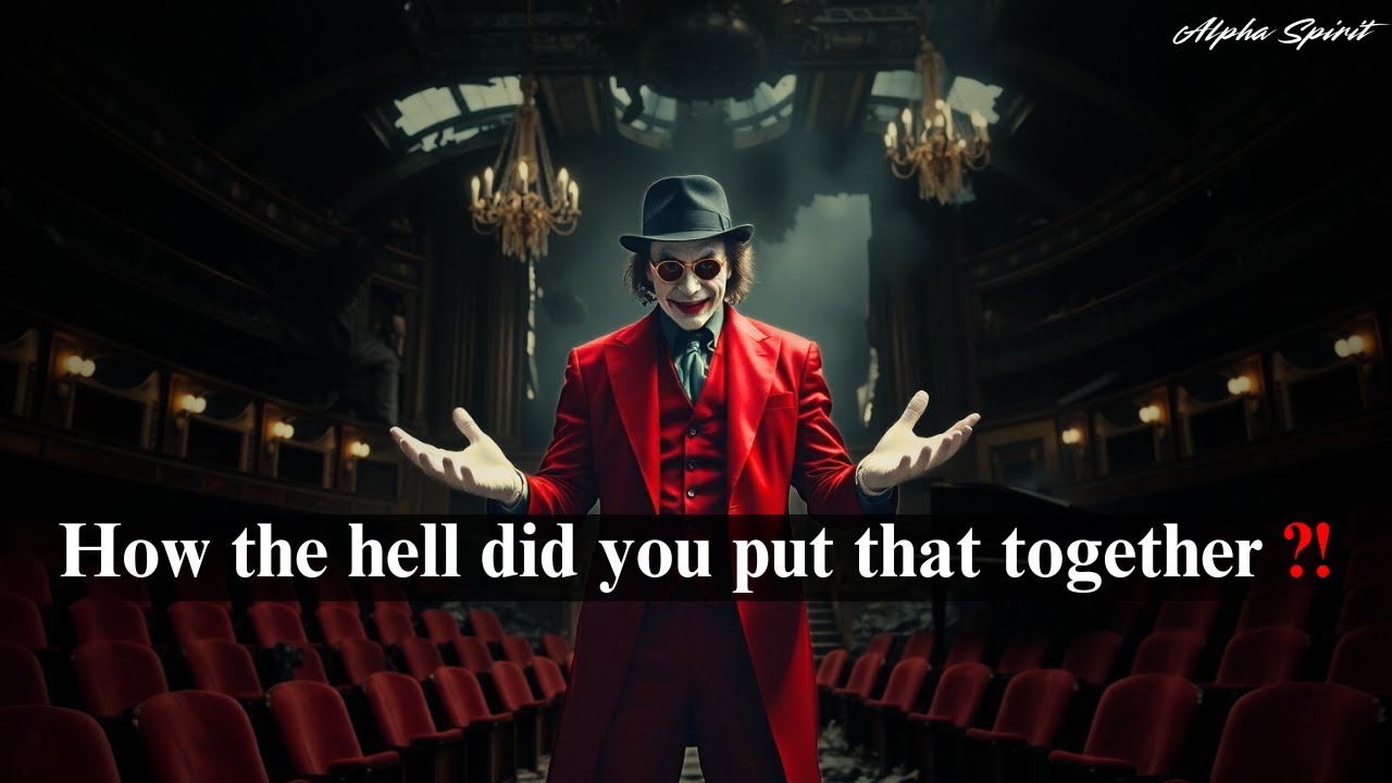YOU LIT A MATCH — AND THEIR HOUSE OF LIES BURNED DOWN 🏚️🔥 Joker Speech Dark Motivation