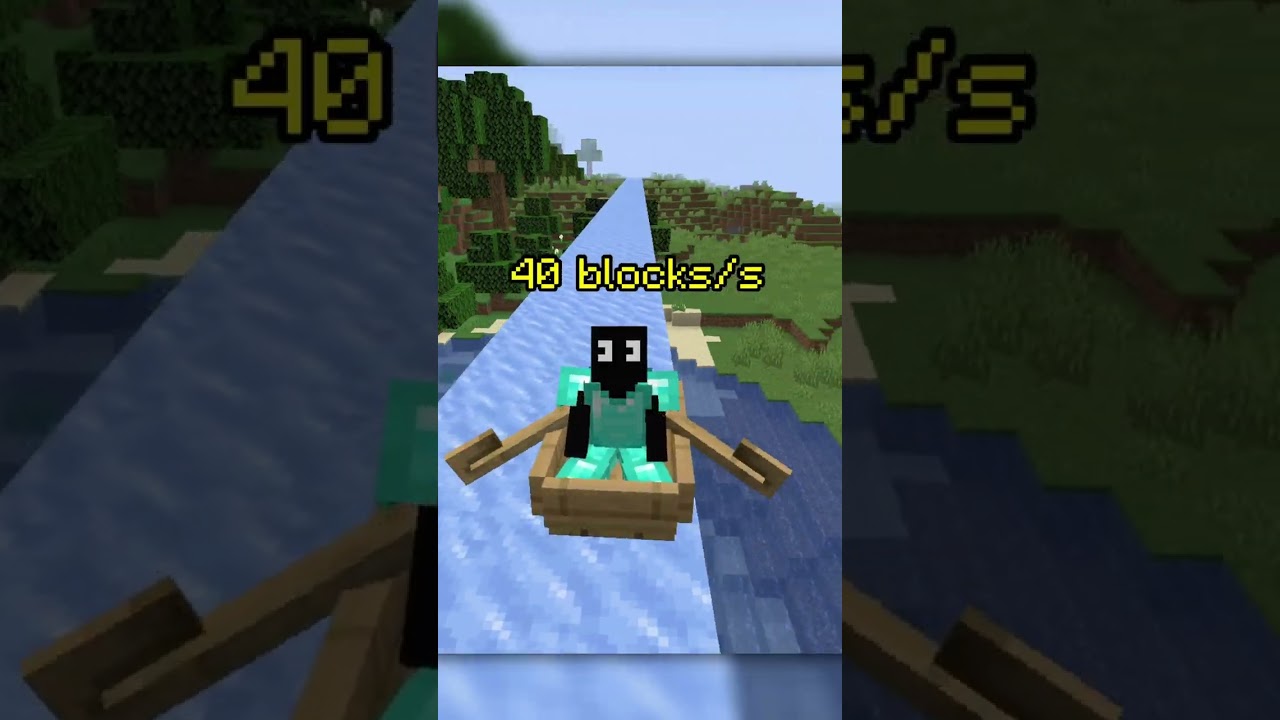 Какой самый быстрый способ передвижения в Minecraft?