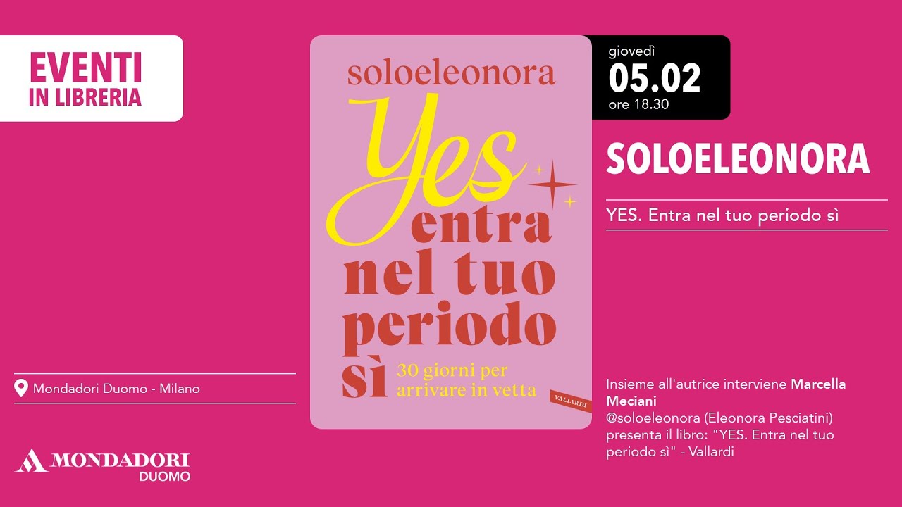 @soloeleonora (Eleonora Pesciatini) presenta il libro: 