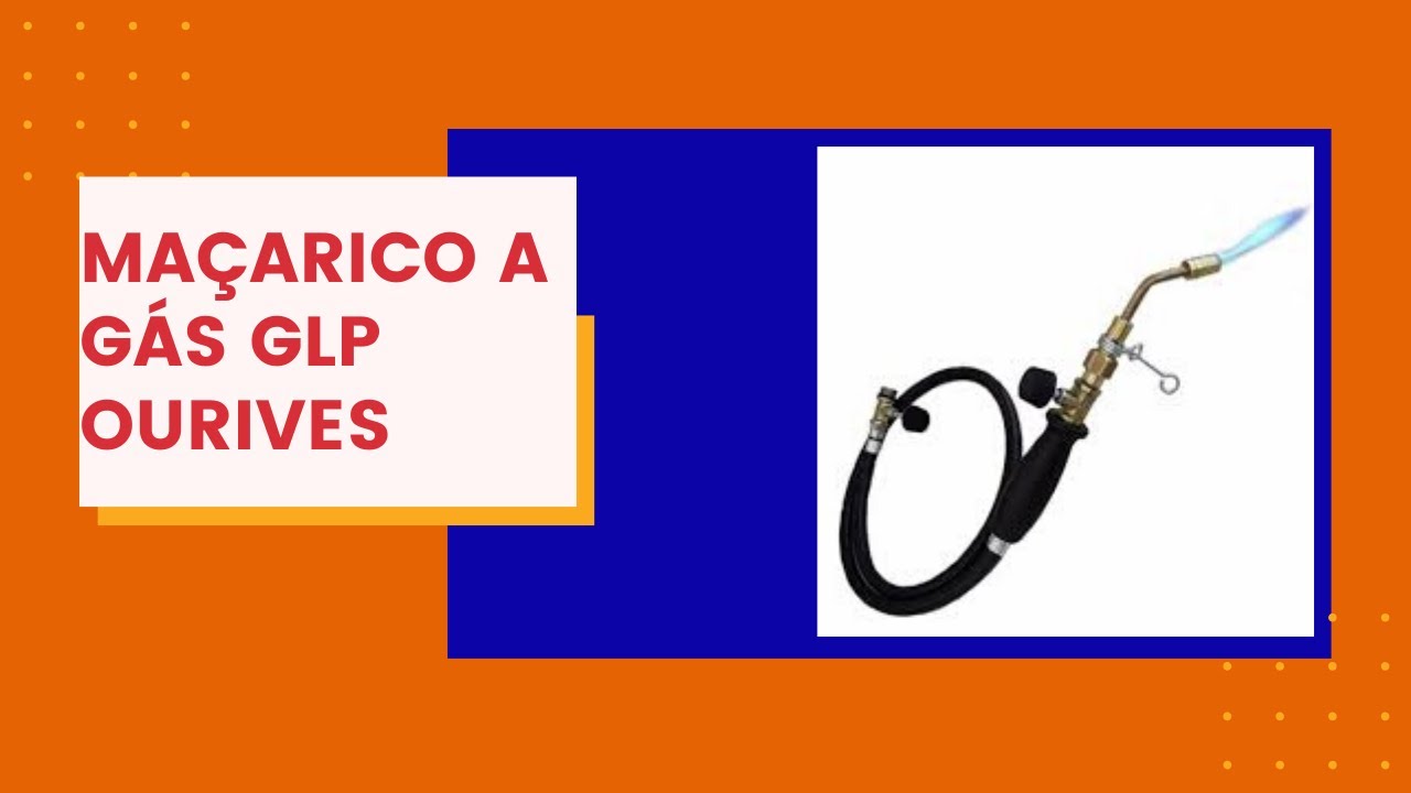 Maçarico à Gás Ourives para Derrete RÁPIDO OURO, PRATA, COBRE!!!