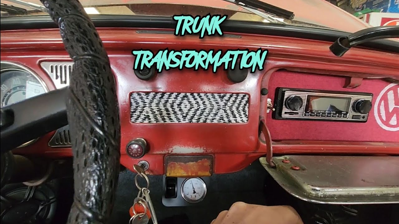 TOOLS, PUPPYS & A VW BUG TRUNK CLEANUP!