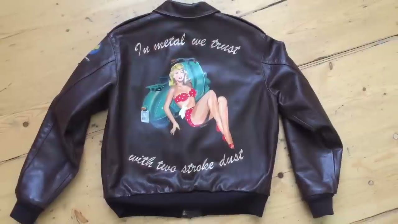 Rocka's Flight Jacket Painting Eastman VESPA