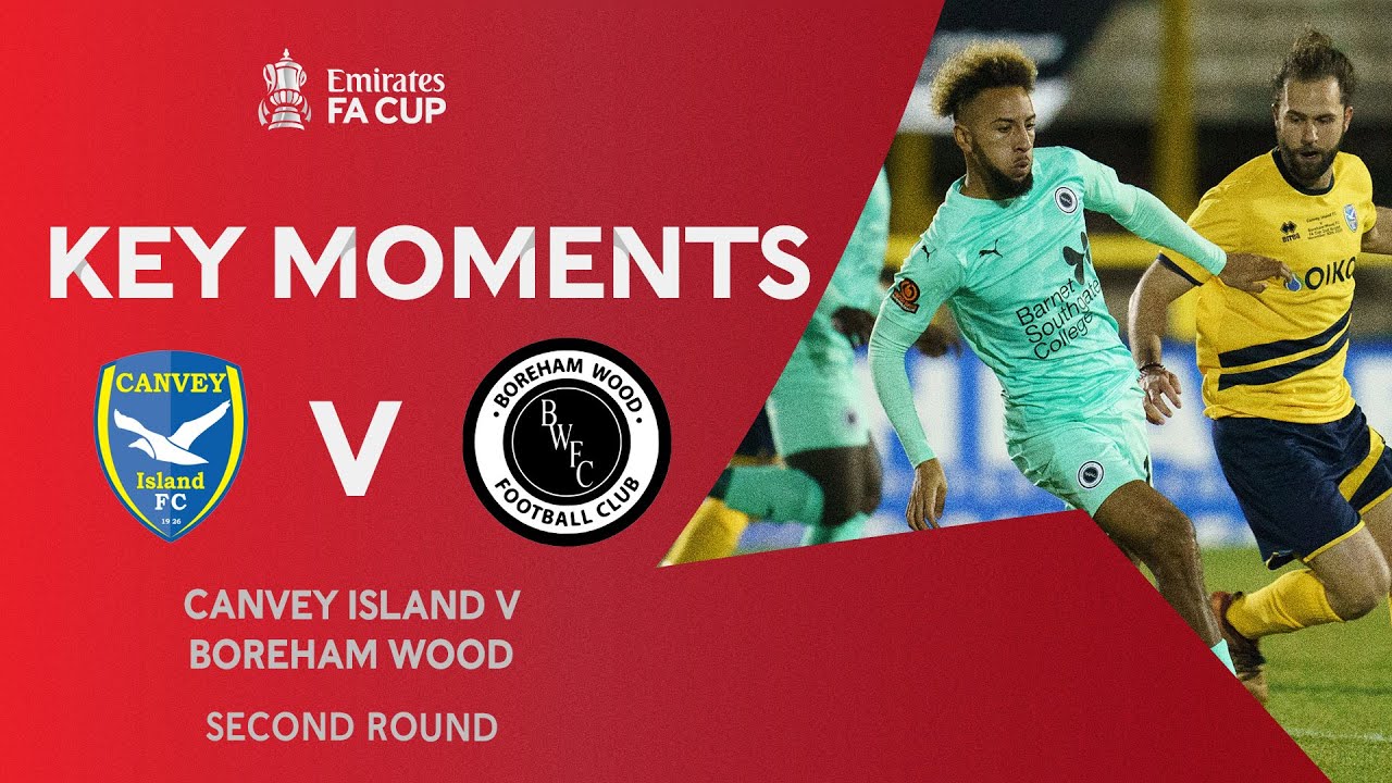 Canvey Island v Boreham Wood | Key Moments | Second Round | Emirates FA Cup 2020-21