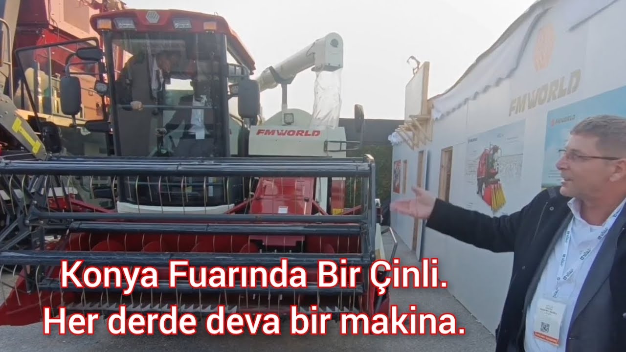Konya Fuarında Bir Çinli! Her derde deva bir makina!