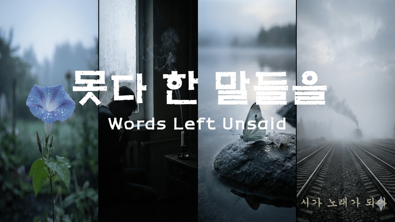 [K-Noir Chanson] 못다 한 말들을 (Words Left Unsaid) | 애간장 녹던 시름이 위로가 되기까지 | Original Poem