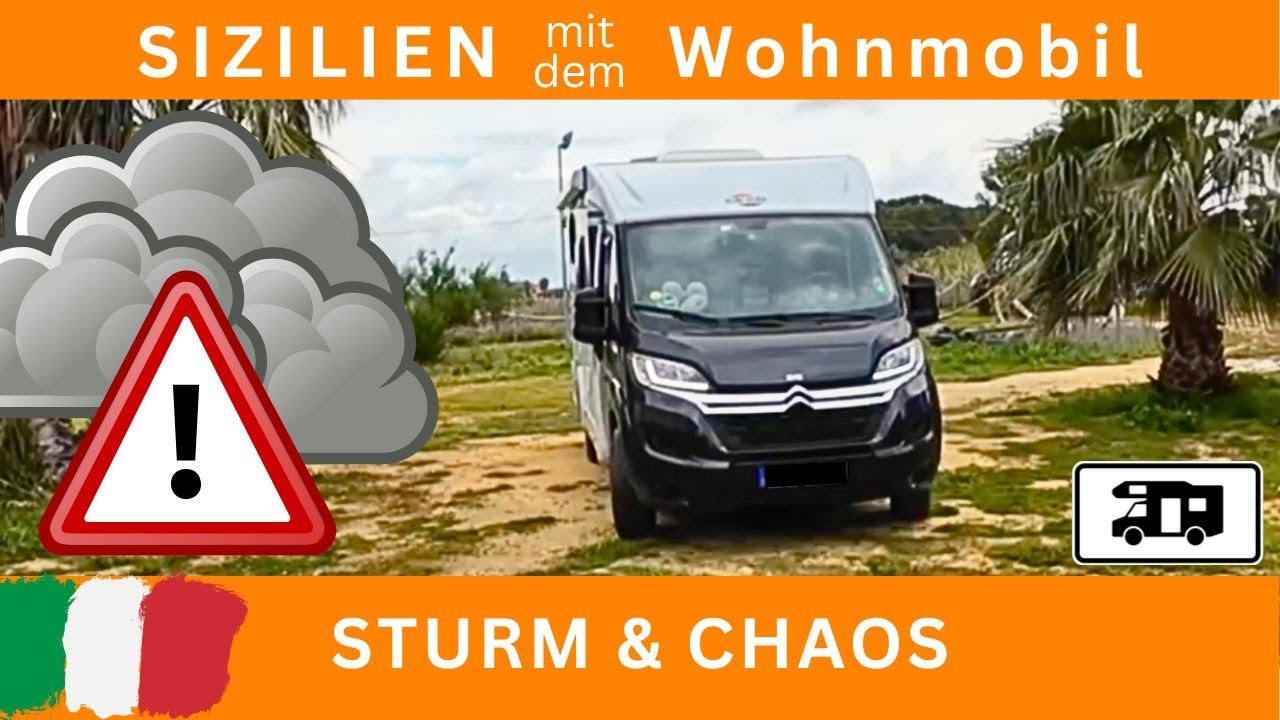 🌞 SIZILIEN #11 - FREISTEHPLÄTZE und  Herausforderungen mit dem Wohnmobil