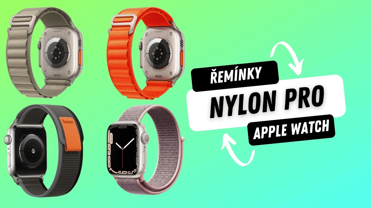 Kvalitní řemínky Tech-Protect Nylon a Nylon Pro na Apple Watch