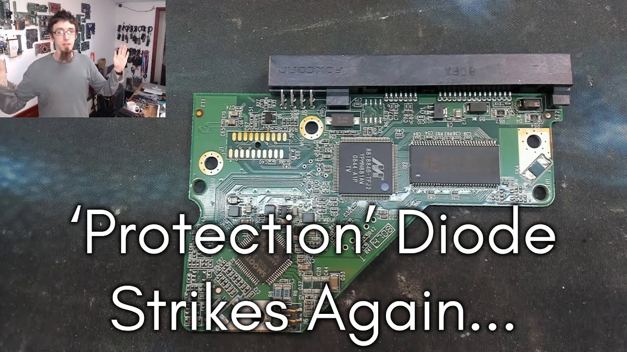 Lucky save, HDD with shorted SATA connector - LFC#223