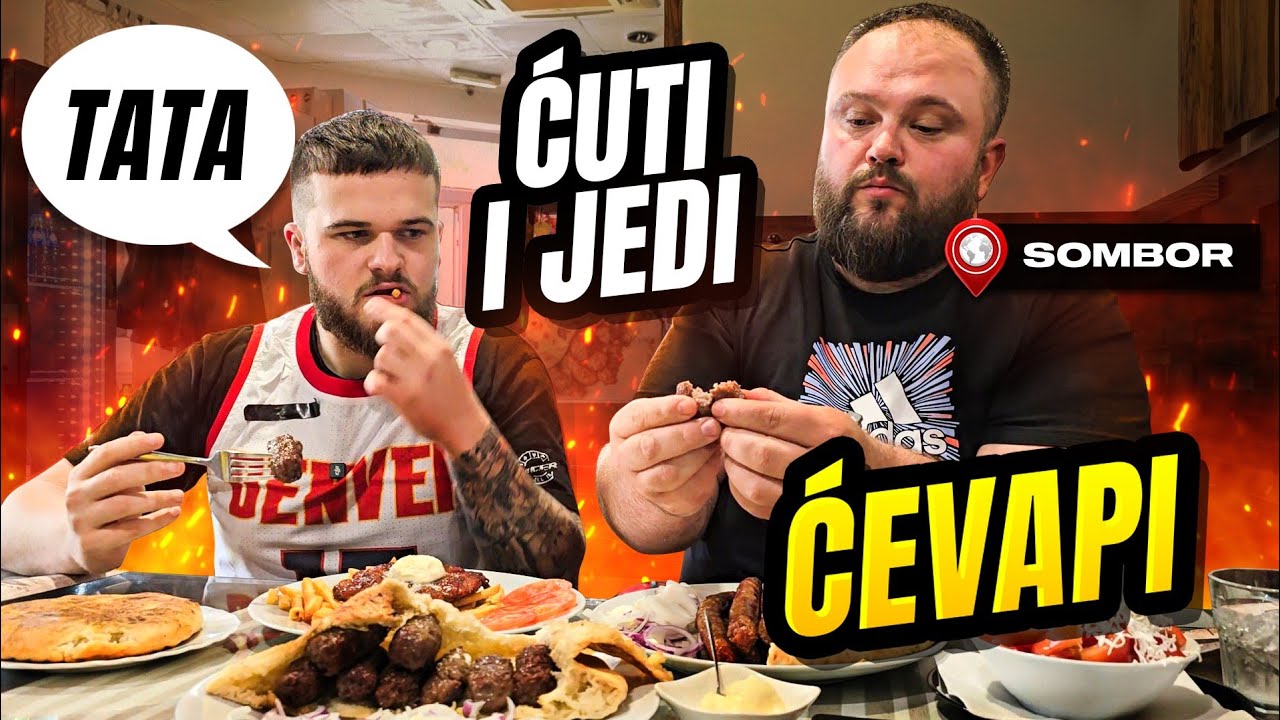 SARAJEVSKI ĆEVAPI u SRCU BAČKE !!! BOEMSKA PREPORUKA za KVALITETNU HRANU u SOMBORU kod TRIVUNA !!!