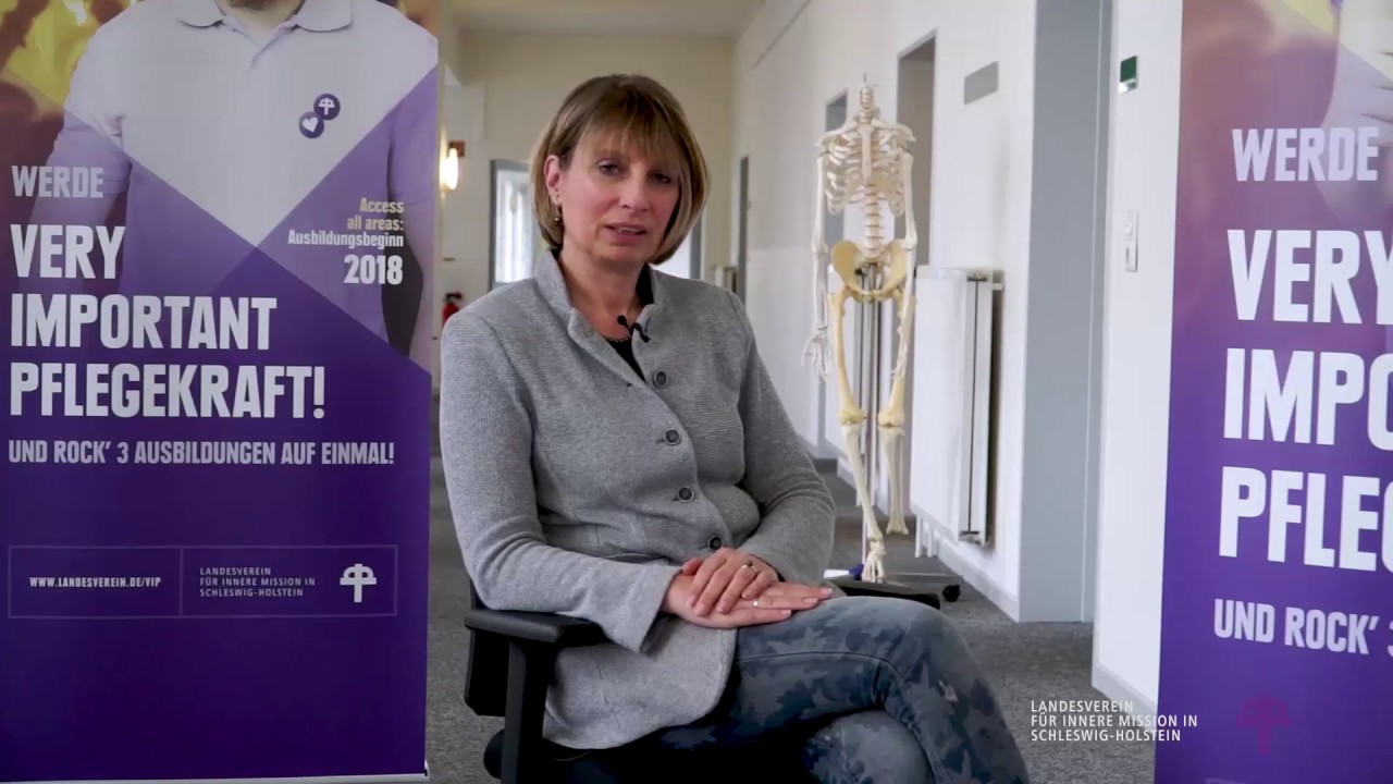 Iris Gebh -  Schulleiterin der Pflegeberufeschule in Rickling