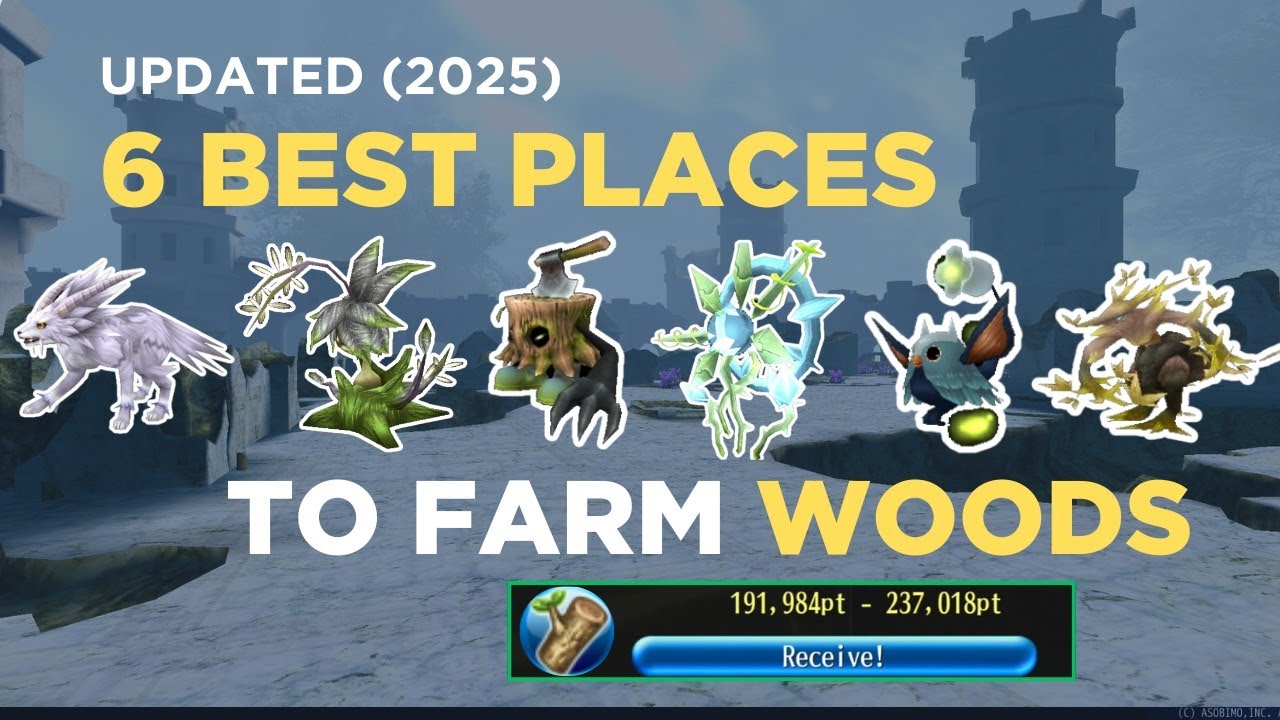 6 Best Places to Farm Woods | Material Farming Guide | Toram Online