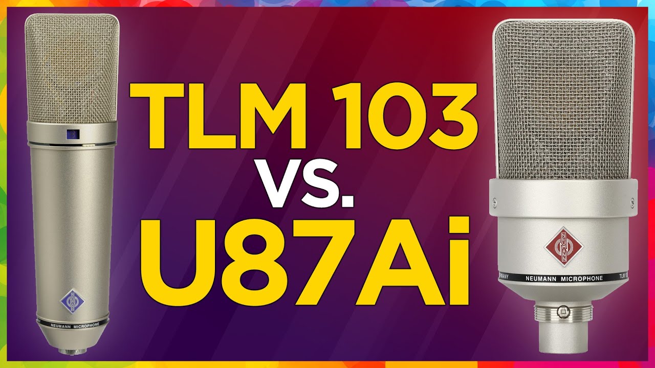 Neumann U87Ai и TLM 103: сходства и различия