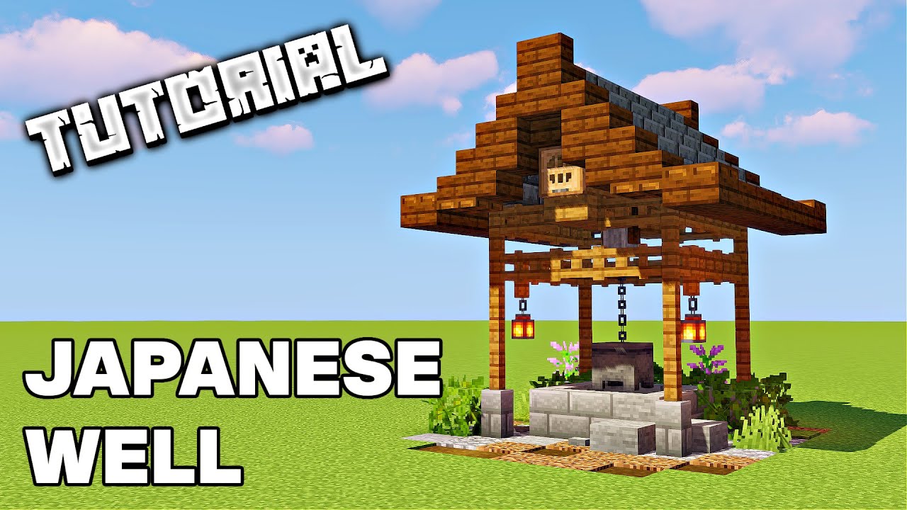 How To Build A Japanese Well | Minecraft Tutorial