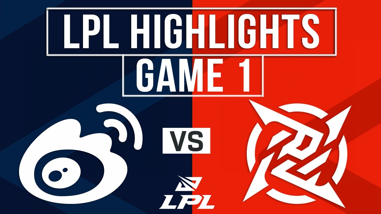 Лучшие моменты первой игры WBG против NIP | LPL 2026 Сплит 3 | Weibo Gaming против Ninjas in Pyjamas