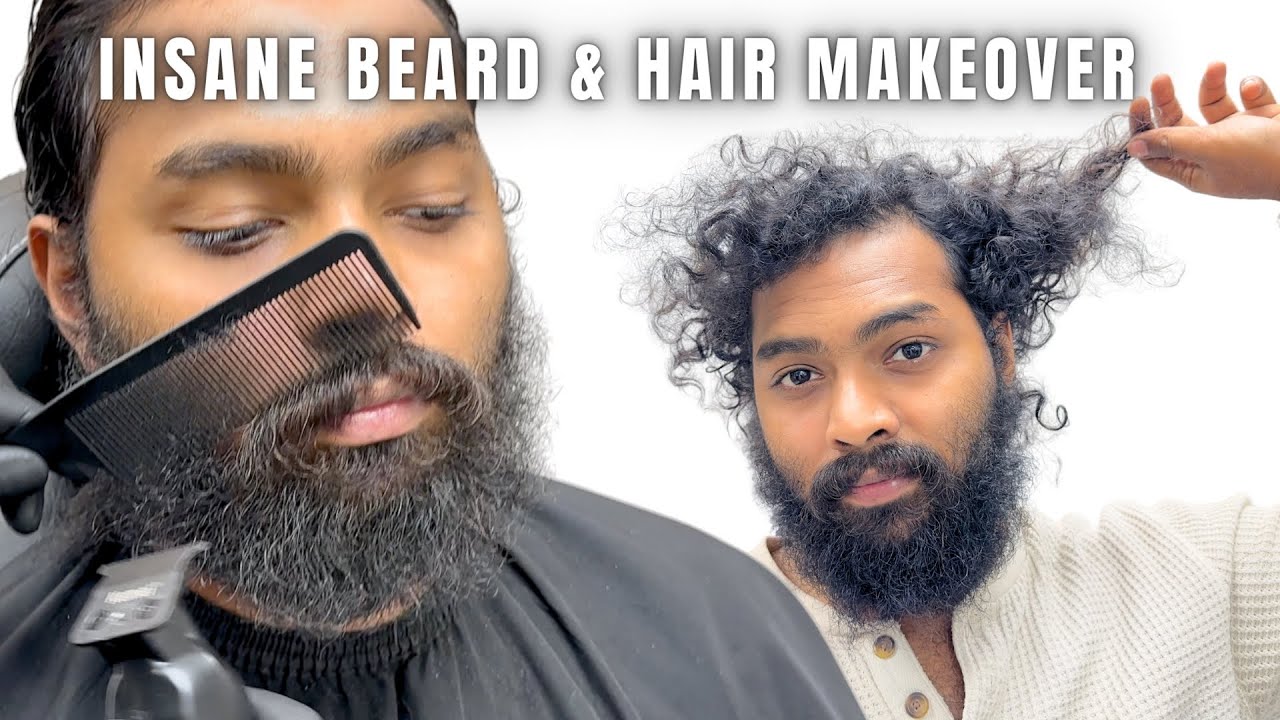 Epic Hair & Beard Makeover- Keratin Treatment - Beginner Men's Haircut Tutorial