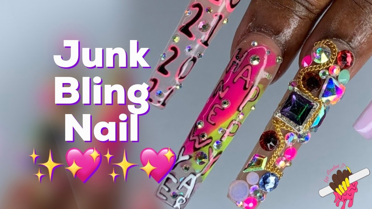 Junk Bling Nail Tutorial