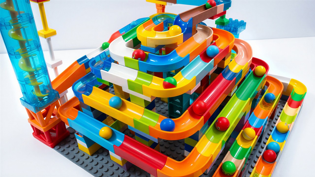 Ultimate Marble Run Race on the Biggest Tower Track I Built