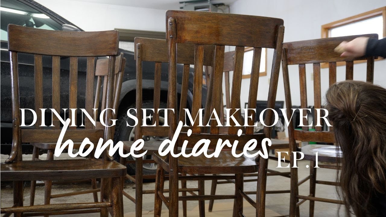 Refinishing My Dining Set | Homemaking Diaries