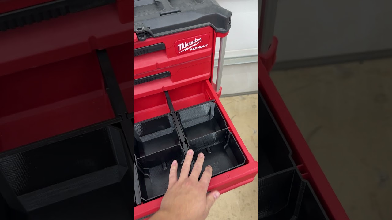 PACKOUT drawer bins 🔧 Sizes for 2, 3 & 4-drawer PACKOUTs to keep parts clean and organized