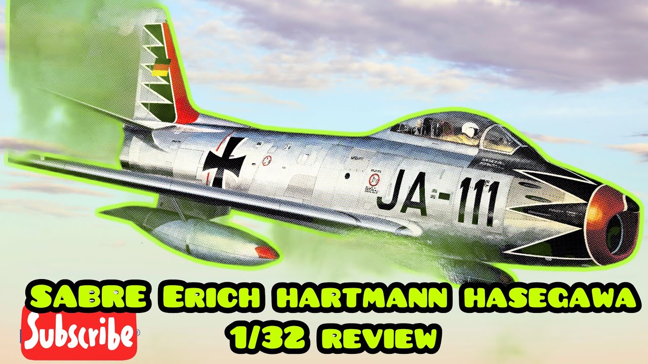 F-86 SABRE 1/32 HASEGAWA - ERICH HARTMANN - AIRCRAFT MODEL - REVIEW