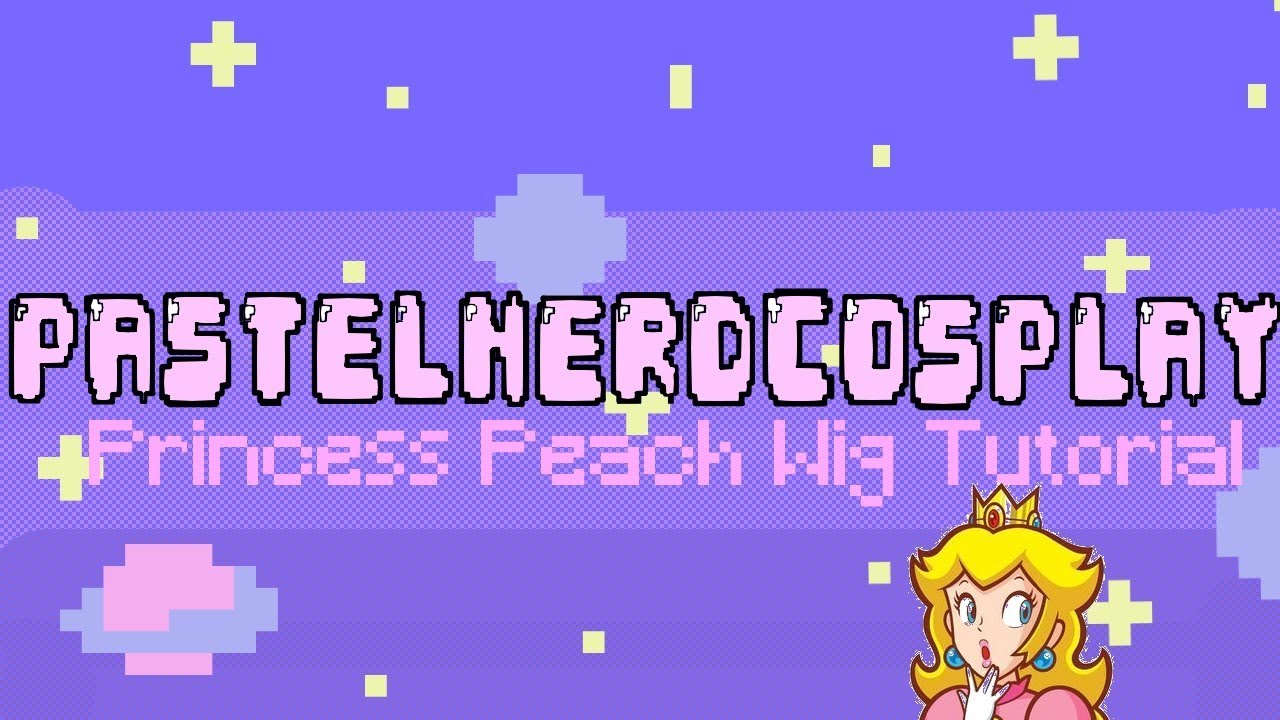 Princess Peach Wig Tutorial
