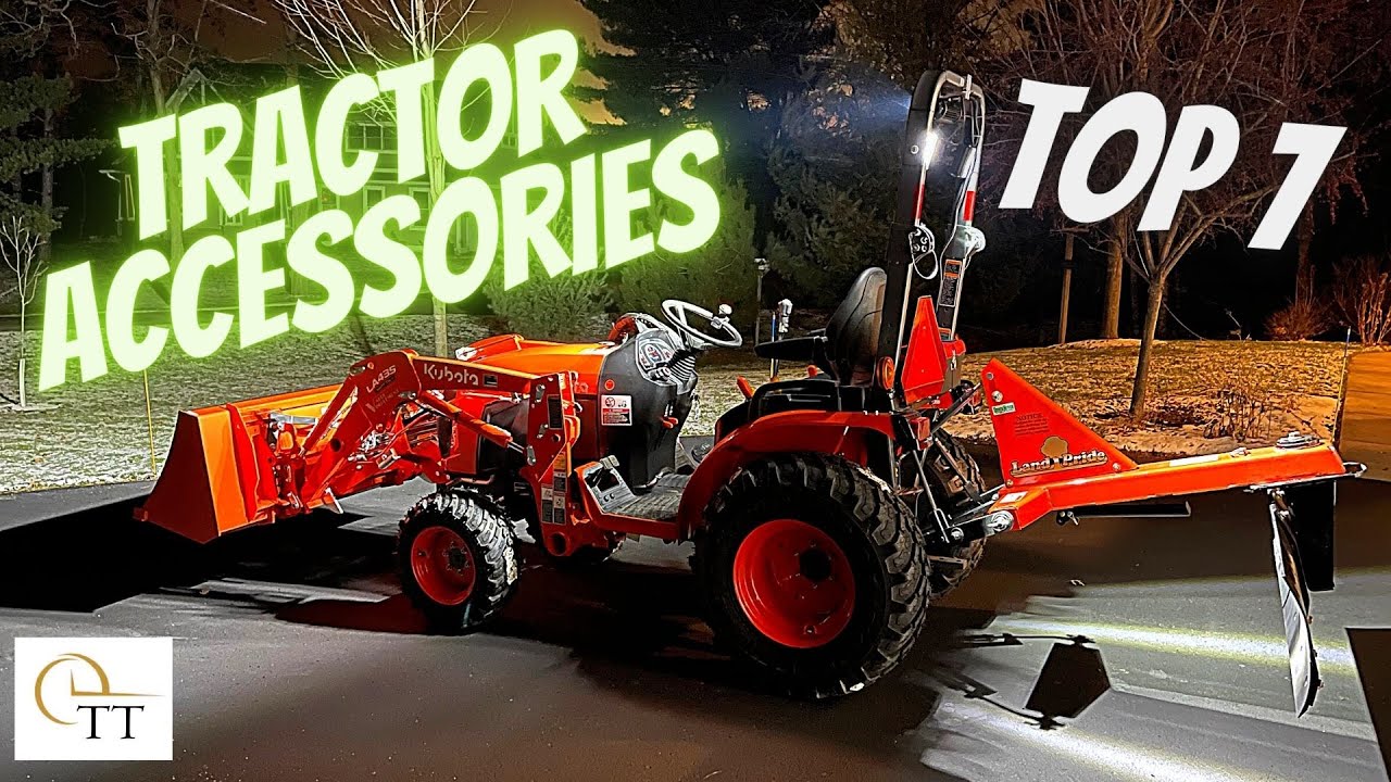#78 Аксессуары для компактных тракторов — Kubota B2601 — Топ 7
