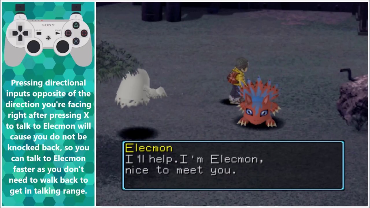 Digimon World | Glitch | Elecmon knockback skip