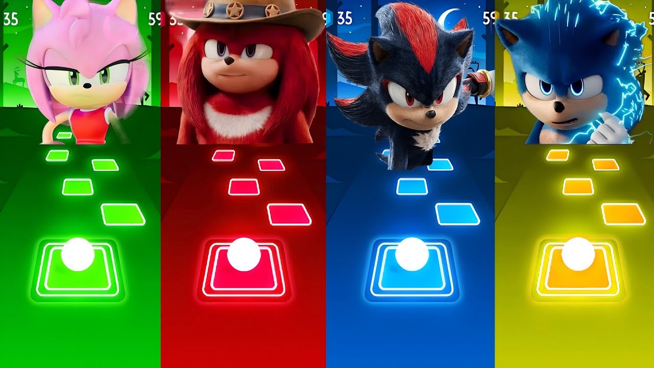 🔴 Sonic SUPER 😱 OTHER HEDGEHOG 3 Tiles Hop 🎯 Cedm rush 🟢 #17