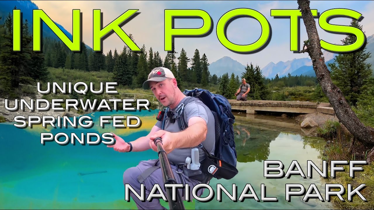 Awesome Underwater Fed-Ponds: The Ink Pots of Johnston Canyon in Banff