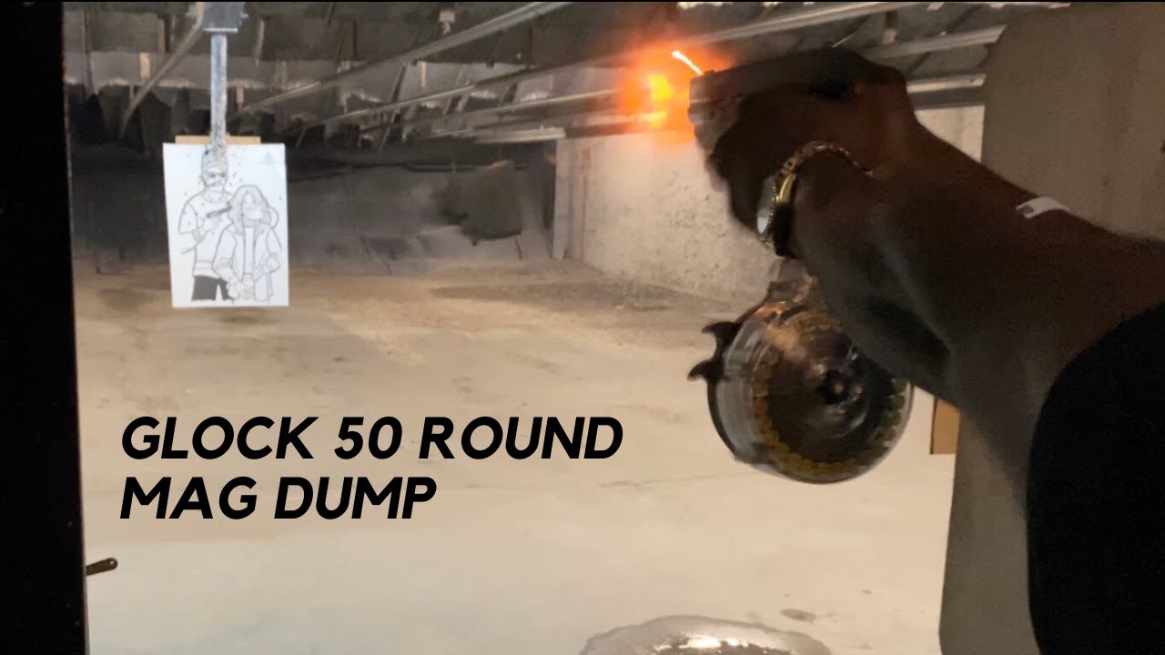 Glock 22 50 Round Drum Dump