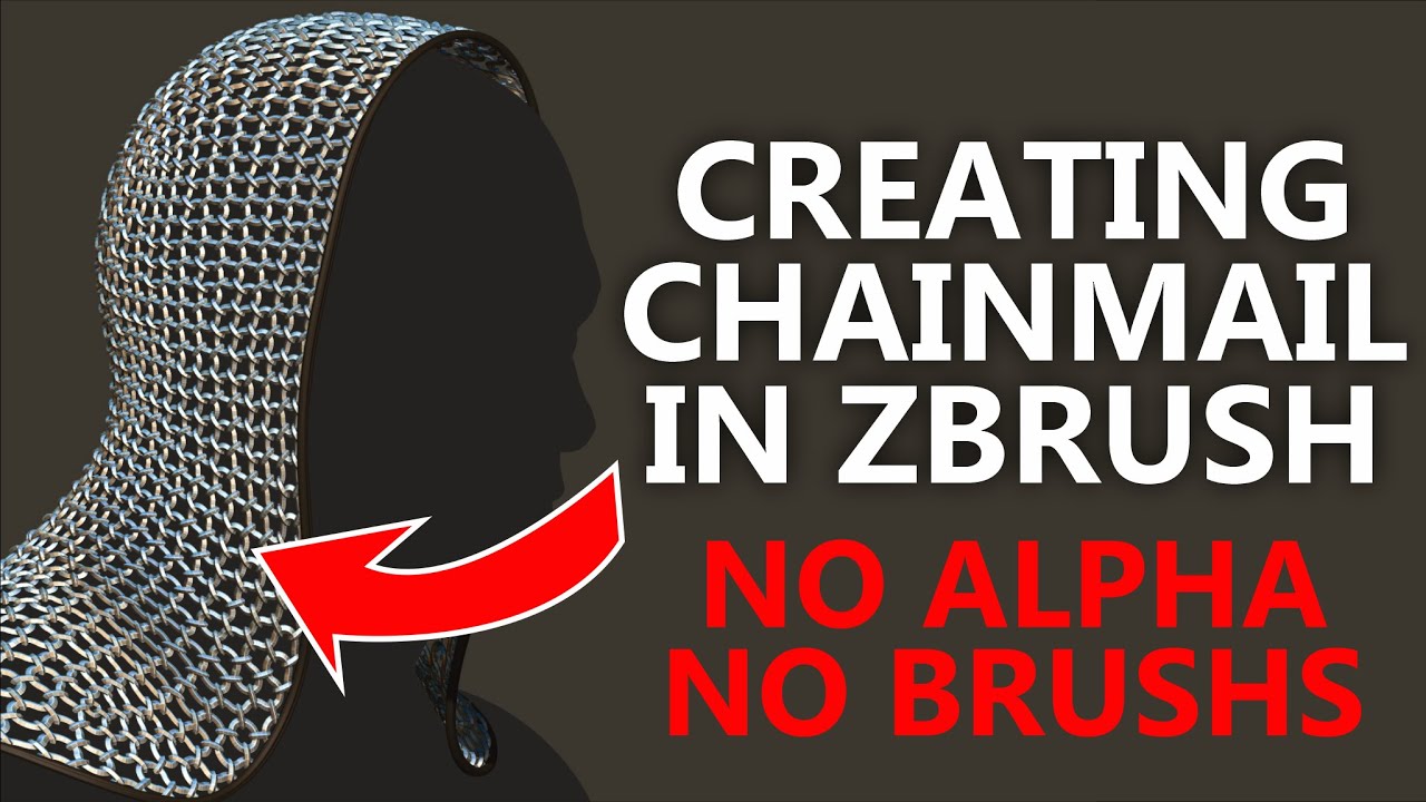 Zbrush Tutorial - Easy Create Chainmail