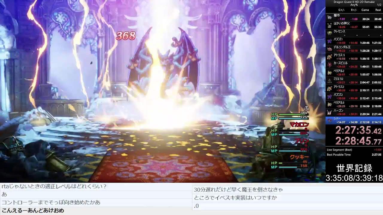 正月休みをべっつり休んでいくニート (HD-2D DQ2 RTA)