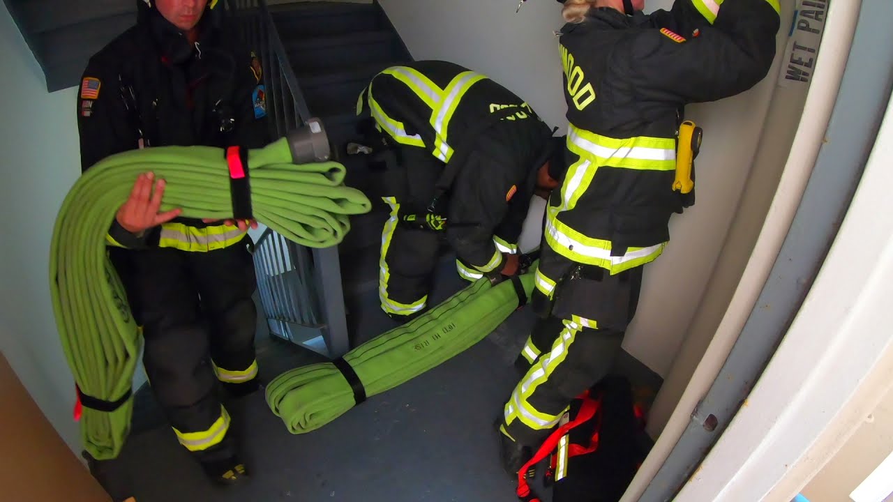 Hollywood FD Stairwell Stretch by Biglin Photography