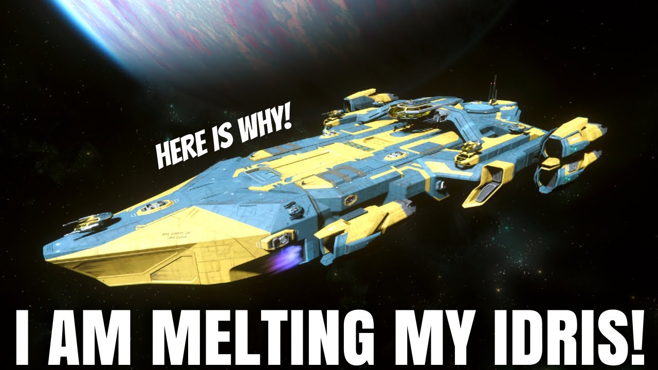 Я плавлю самый мощный корабль в Star Citizen — Идрис!