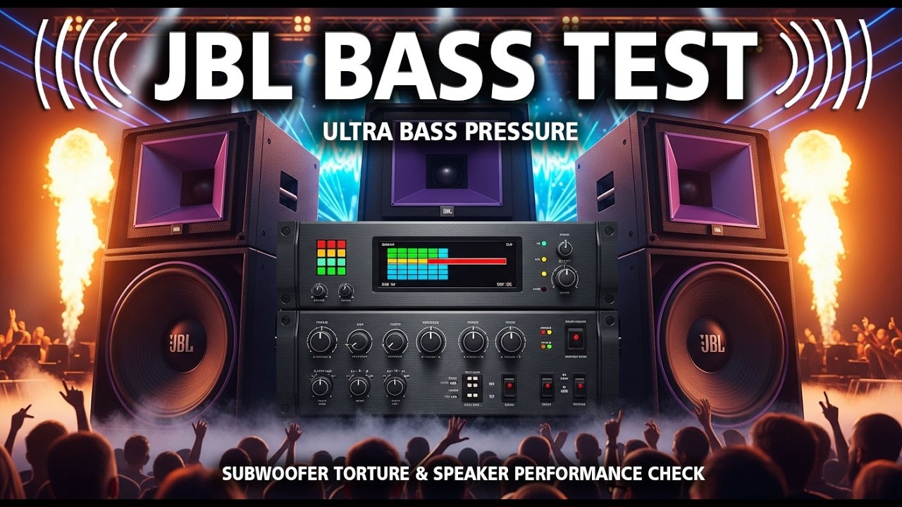 JBL BASS TEST 🔊 ULTRA BASS PRESSURE 💥 SUBWOOFER TORTURE & SPEAKER PERFORMANCE CHECK ⚡