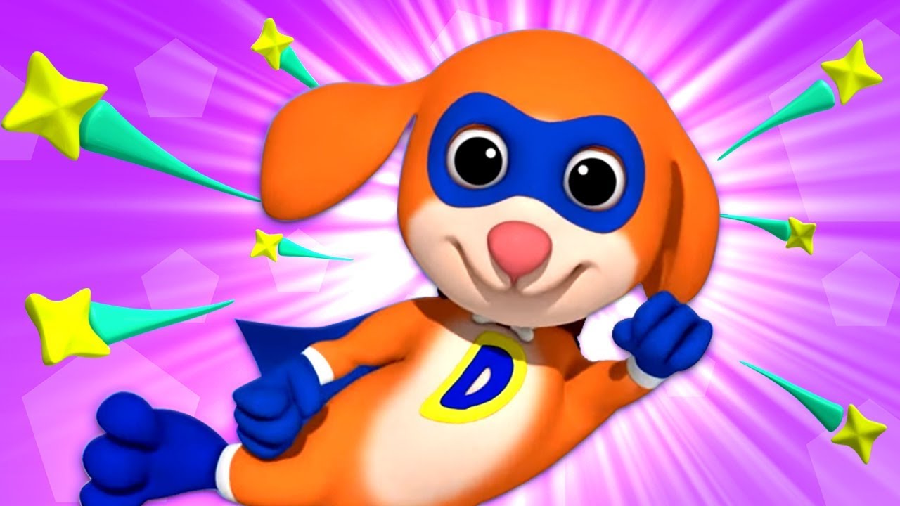 Super Hero Song For Kids | Nursery Rhymes & Baby Songs By Luke & Lily