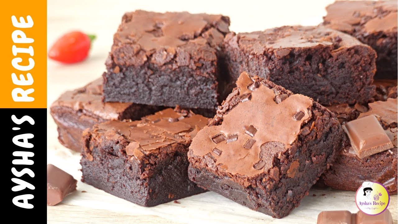 পারফেক্ট চকোলেট ব্রাউনি রেসিপি || Perfect Fudgy Brownie Recipe | cake  Bangla Recipe by Aysha