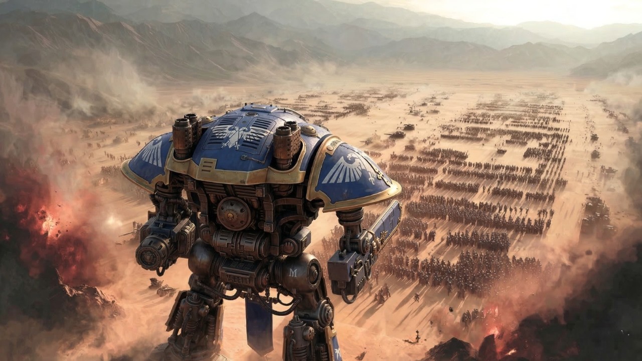 5,000,000 CHAOS SPACE MARINES vs SPACE MARINE FORTRESS DEFENSE - WARHAMMER 40K - UEBS 2