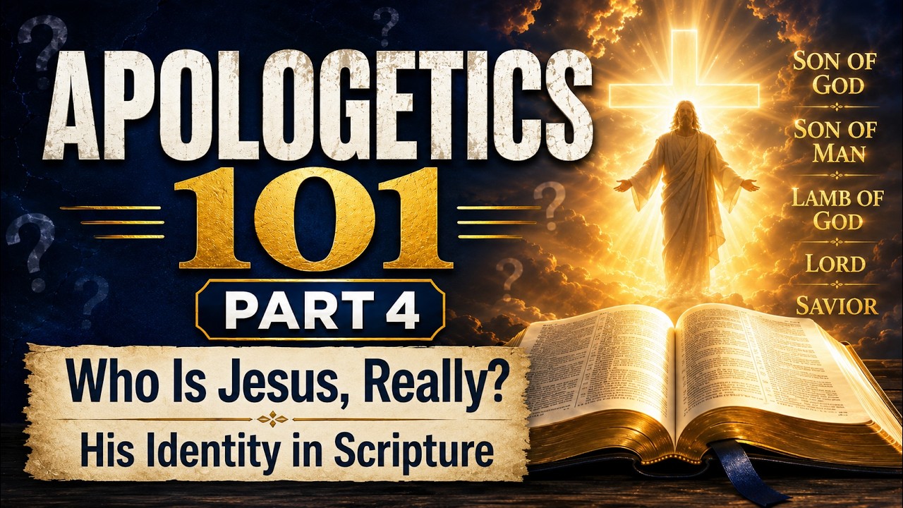 Apologetics 101 - Part 4 - for Discipleship Class  - WHO IS JESUS?