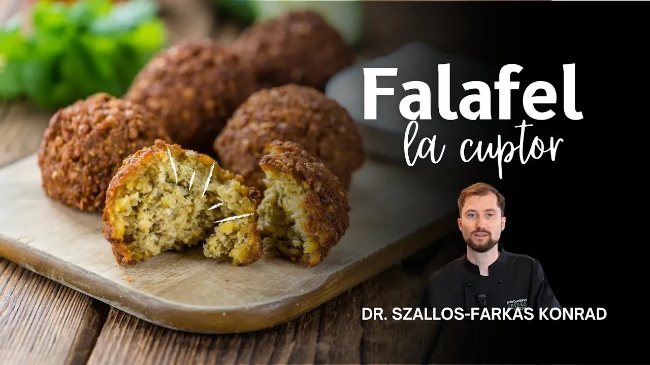 Falafel la Cuptor: Rețetă Sănătoasă și Vegană la Arta Bucătăriei Vegane cu Dr. Szallos-Farkas Konrad