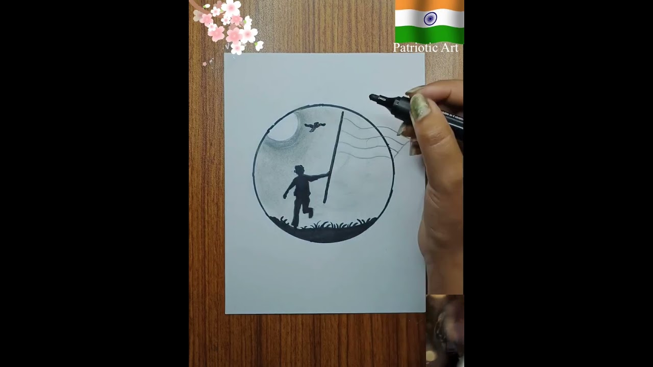 Patriotic Art-32 | National Flag Drawing | 