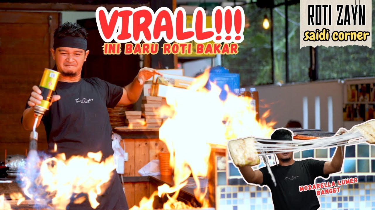 VIRALL!! ROTI BAKAR ZAYN SAIDI CORNER,INI BARU YANG NAMANYA ROTI DI BAKAR,🔴