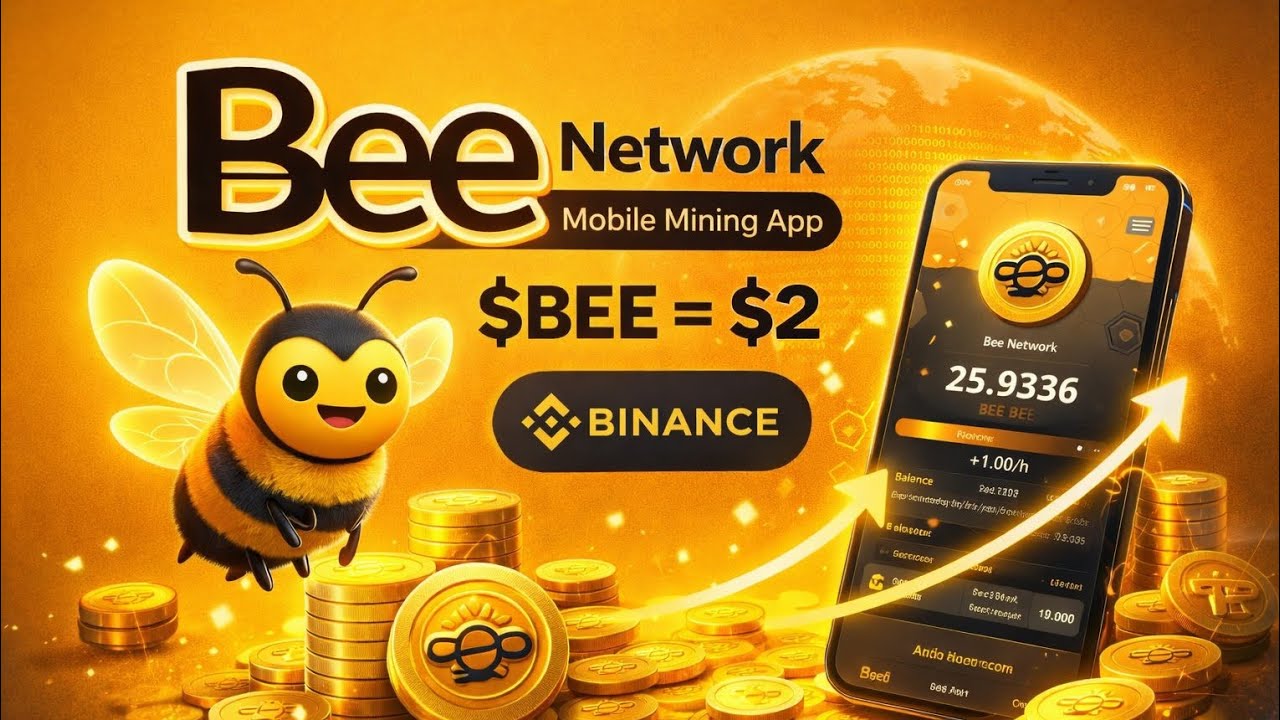 Бум 💥 Новое обновление Bee Network! Листинг Bee Coin на Binance 😱 1 Bee = 2$ 🤑🎉 #beenetwork