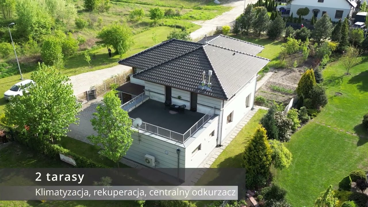 Osa Nieruchomości - Nowoczesna luksusowa willa ogród 2 tarasy Mosina