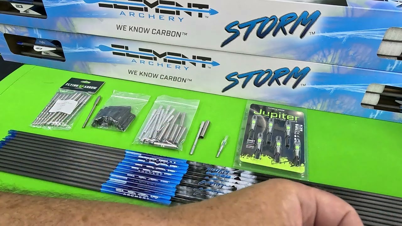 STORM SERIES CARBON ARROWS BY FLYING ARROW ARCHERY