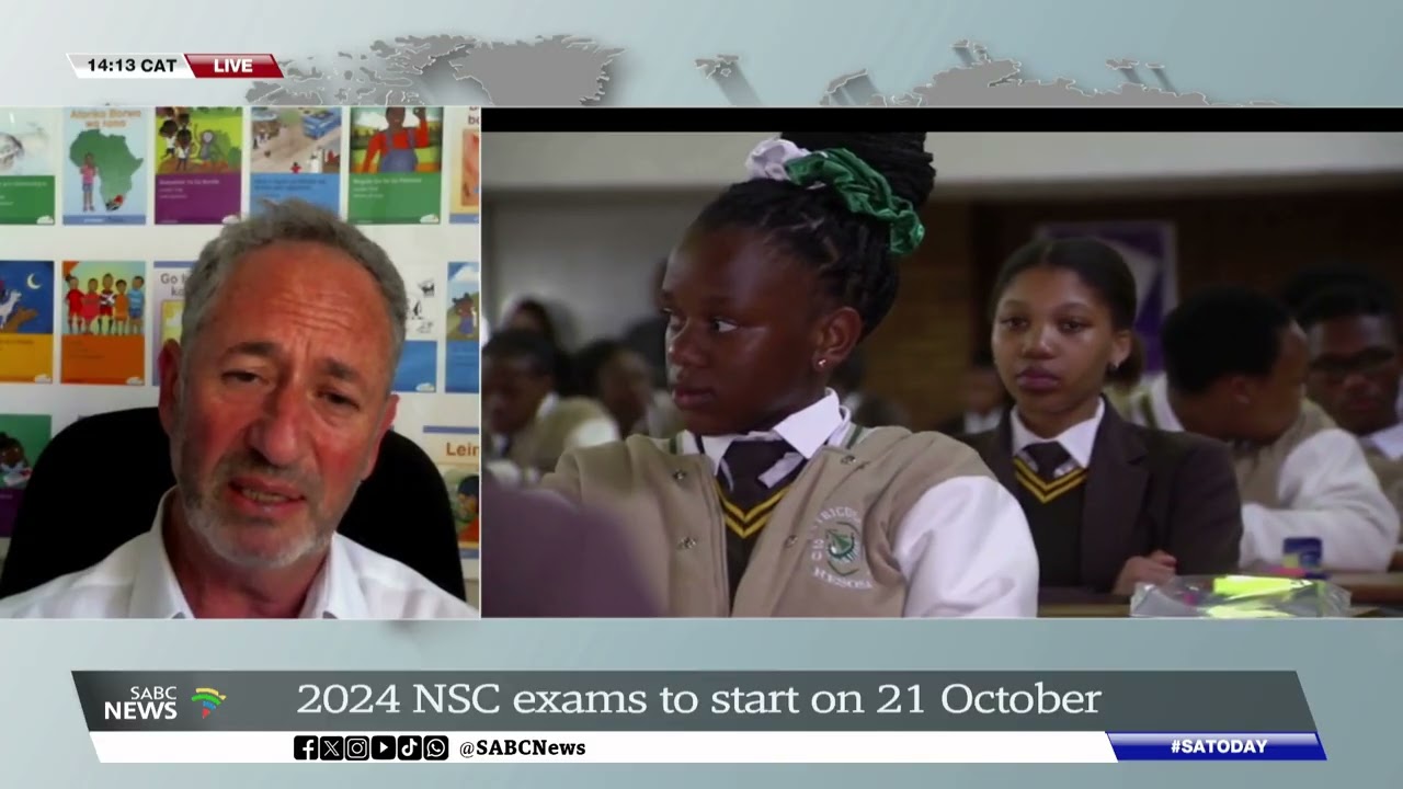 2024 Matric Exams | NSC exams to start on 21 October: Prof. Brahm Fleisch weighs in
