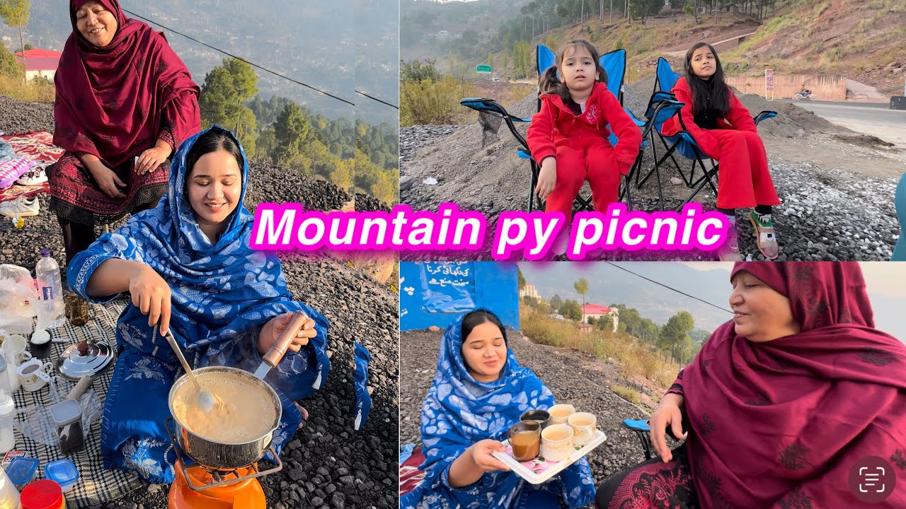 Paharon py picnic | sunrise view in muree | Sitara Yaseen vlog