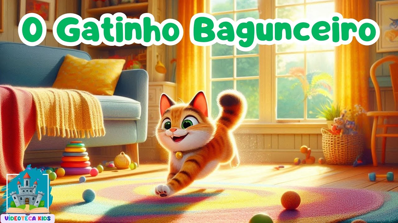 O GATINHO BAGUNCEIRO - História Infantil | #historiainfantilparadormir #infantil #lerparacrianca